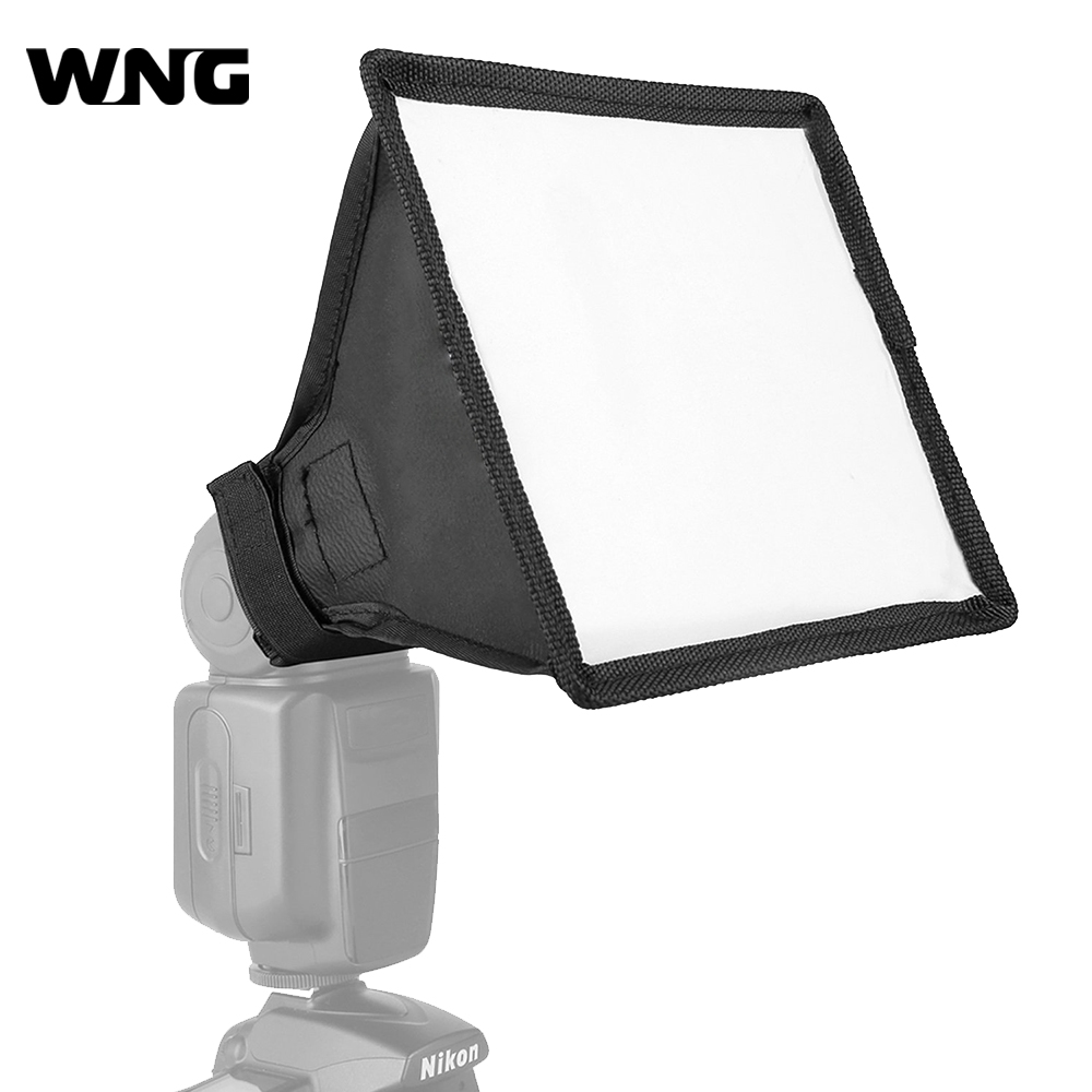 Photography Lighting With Flash - 15x17cm Softbox Reflector Flash Diffuser Foldable